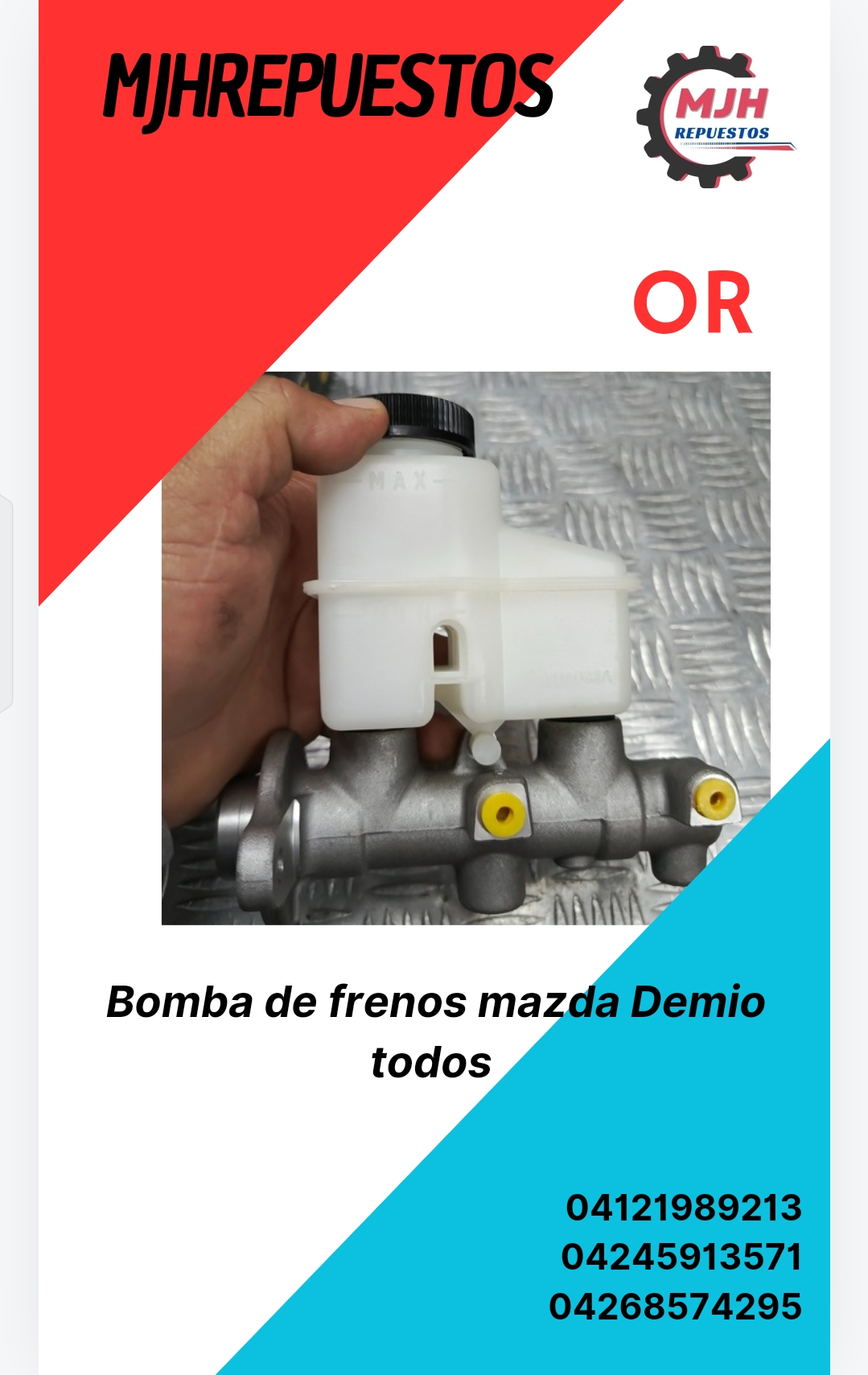 Bomba de frenos mazda Demio todos_0