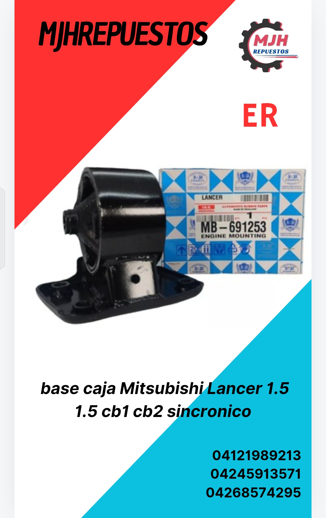 base caja Mitsubishi Lancer 1.5 1.5 cb1 cb2 sincronico_0
