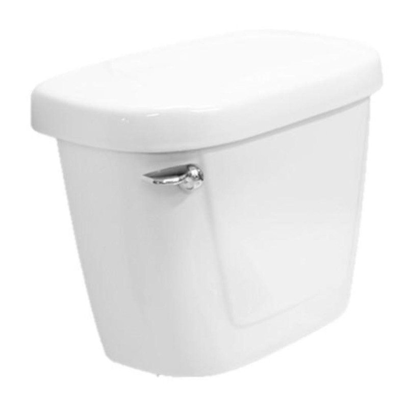 Tanque Para Taza De Baño Blanco Grande Con Herraje_0