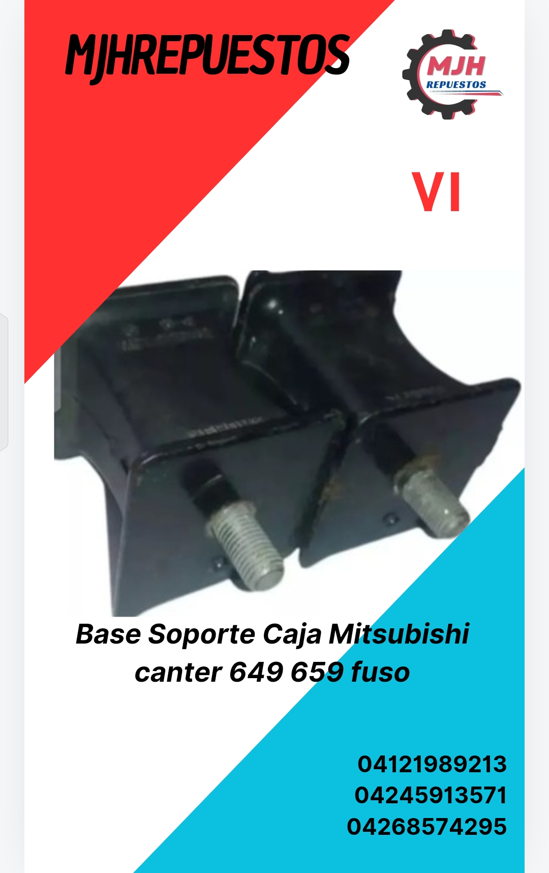 Base Soporte Caja Mitsubishi  canter 649 659 fuso_0