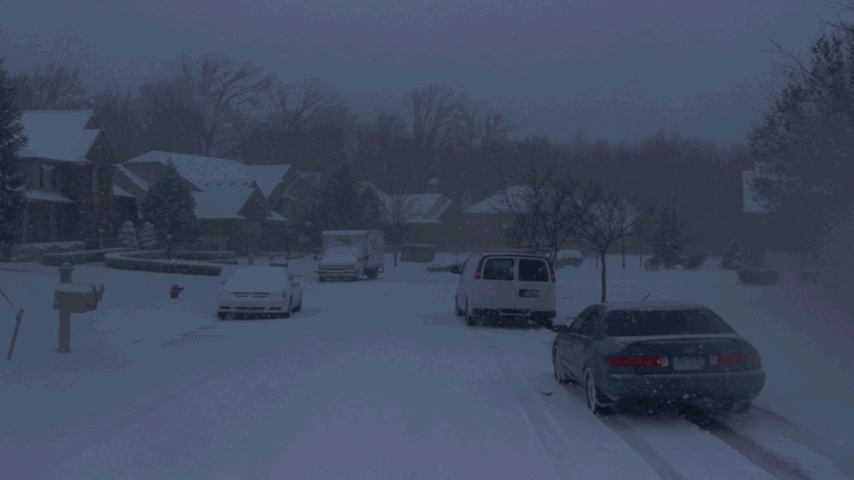A visual of what the Waymo Driver sees in snow