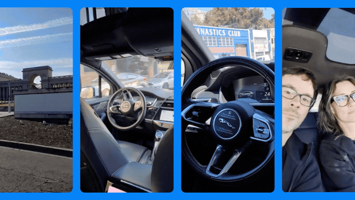 Compilation of Waymo Riders in San Francisco