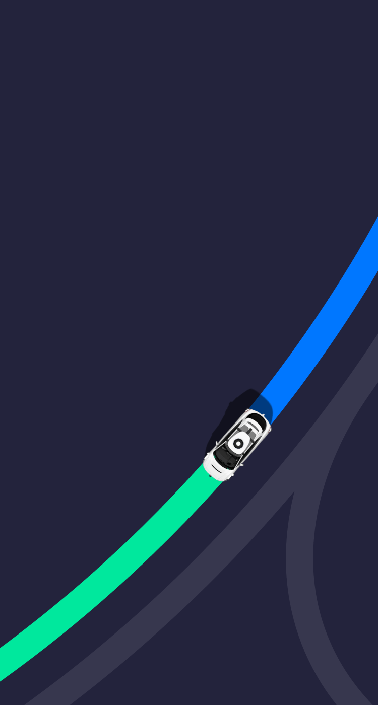 Overhead Waymo illustration