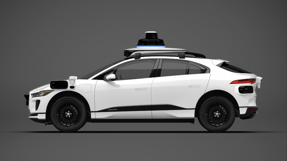 Nuestro Waymo Driver de quinta generación en la Jaguar I-PACE eléctrica