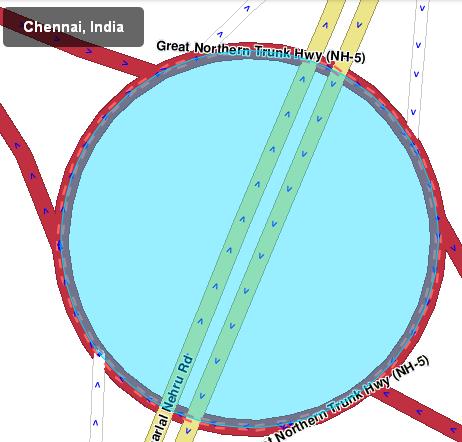 File:India Roundabout Shaped Junction.jpg