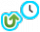 Thumbnail for File:40px-Wme u-turn allowed hover clock.png