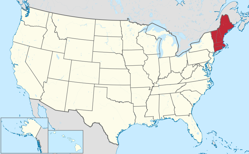 where is new england in the usa map Usa New England Wazeopedia where is new england in the usa map