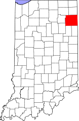 File:156px-Map of Indiana highlighting Allen County.svg.png