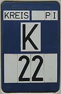 File:Schild für Kreisstraße K 22 01.jpg