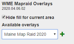 Choose the Maine overlay