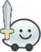 Thumbnail for File:60px-Waze level Sword.png