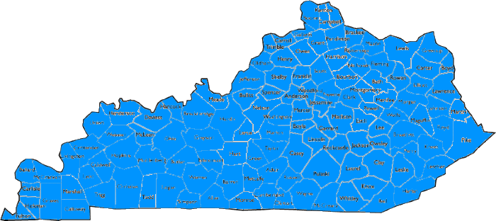 Counties with State Highways Complete