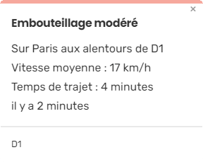 Trafic en temps réel