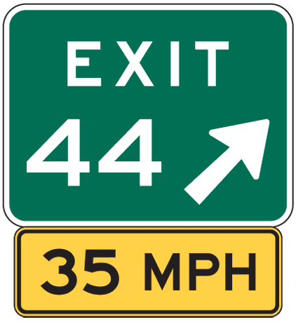 File:Exit Sign Speed Plaque.gif