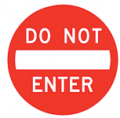 Do not enter