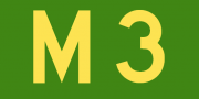 Thumbnail for File:Australian Alphanumeric State Route M3.PNG