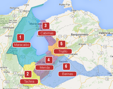 Map of Mapraid area with groups shown