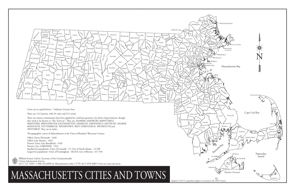 Massachusetts/Cities and towns - Wazeopedia