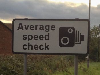 Average Speed Check warning sign Credit: Dave2084