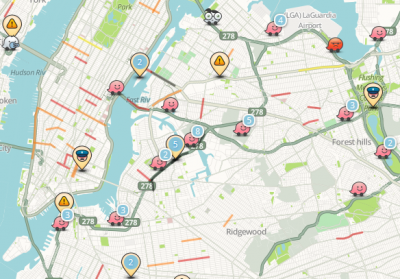 Wazers and reports on the Live Map