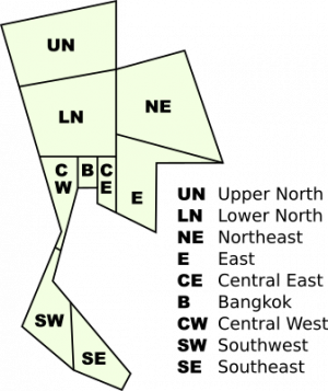 Regions of Thailand