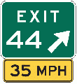 Exit Sign Plaque