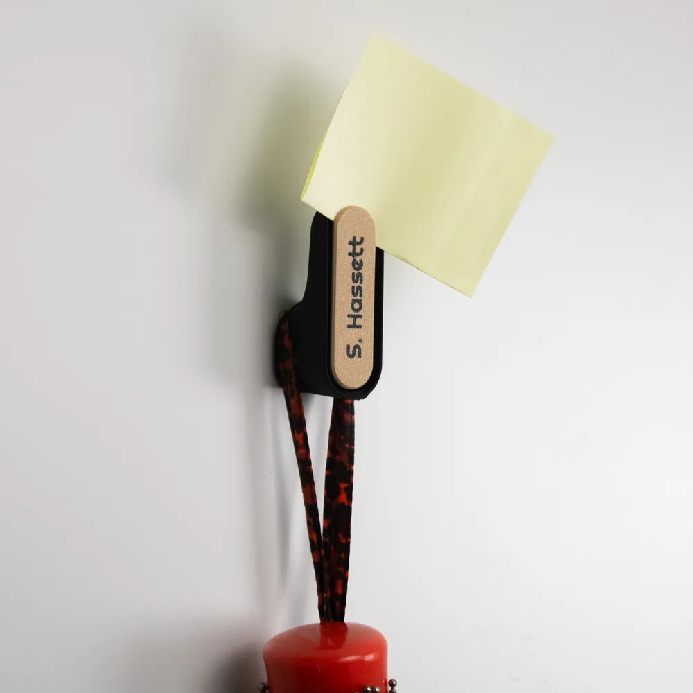 Hank Memo and Coat Hook