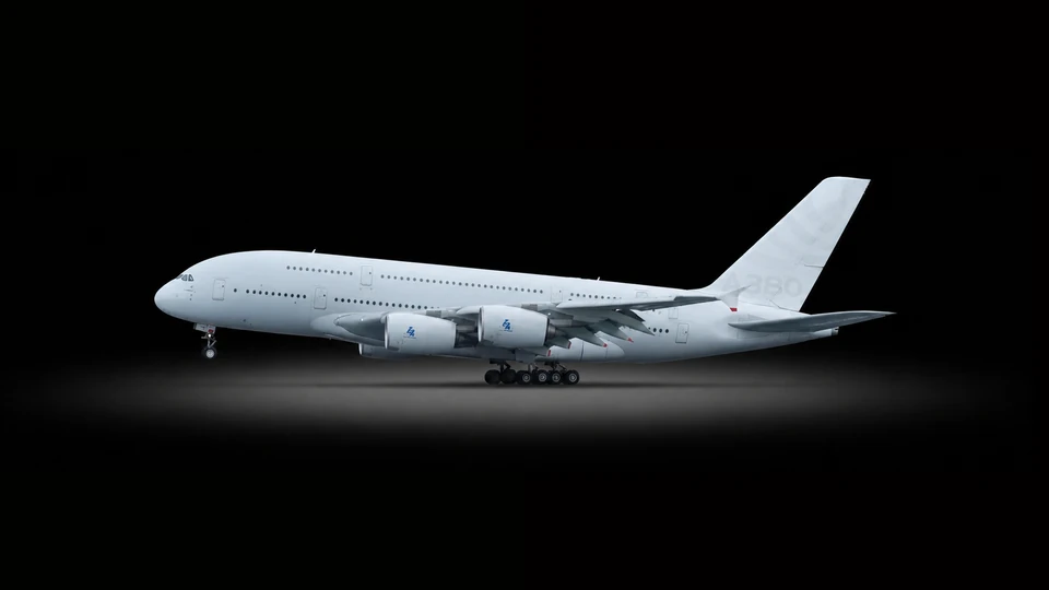 Representative Airbus A380 aircraft