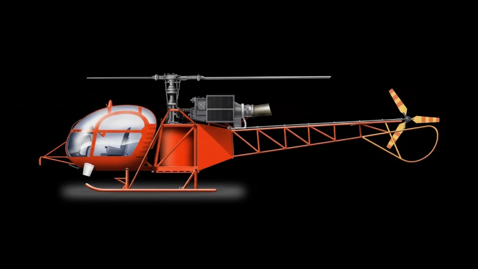 Representative Bell 47 aircraft