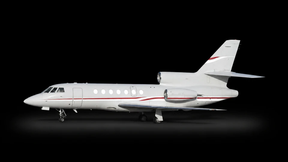 Representative Falcon 50EX aircraft