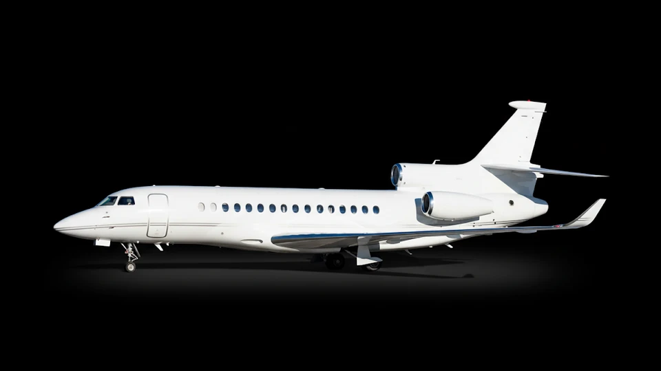 Representative Falcon 7X aircraft