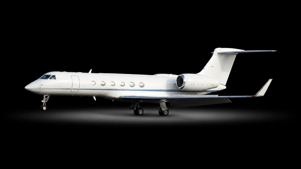Representative Gulfstream V aircraft