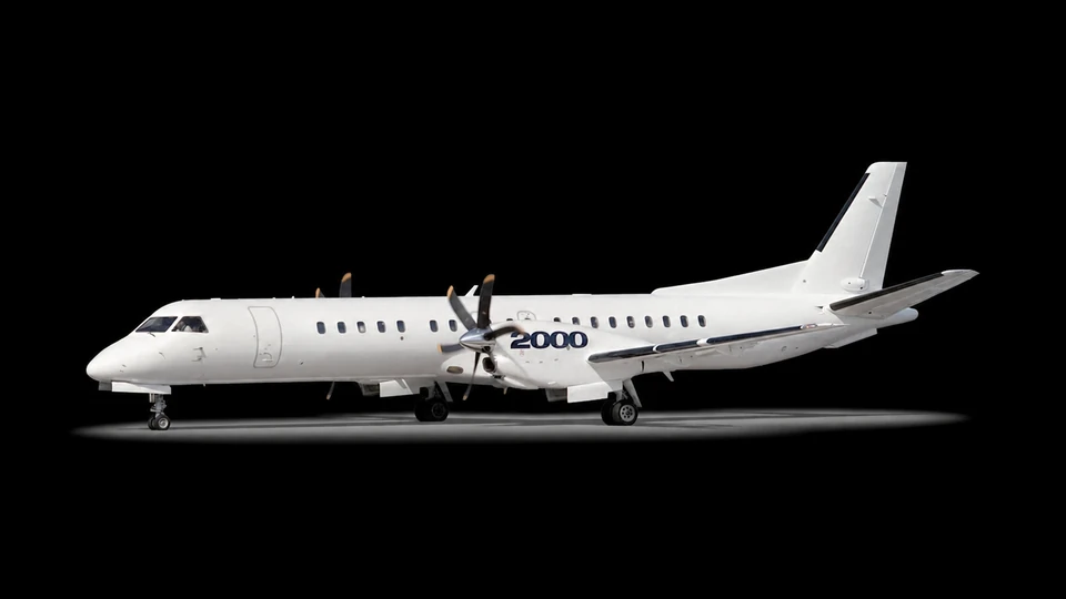 Representative Saab 2000 aircraft