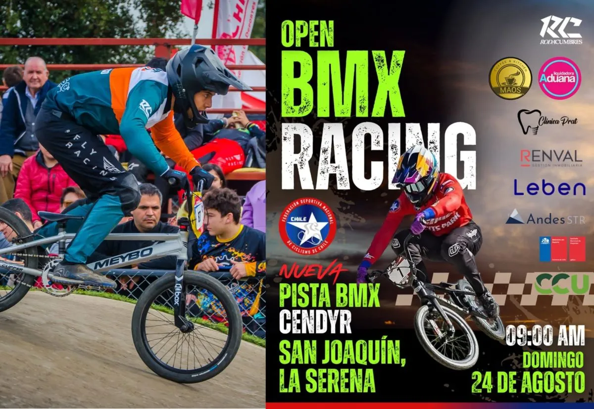 La Serena se prepara para recibir el primer Open BMX Rodacumbres 2025