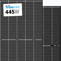 Trina Solar Trina 445W Solar Panel 144 Cell All-Black Bifacial TSM-445-NEG9RC.27