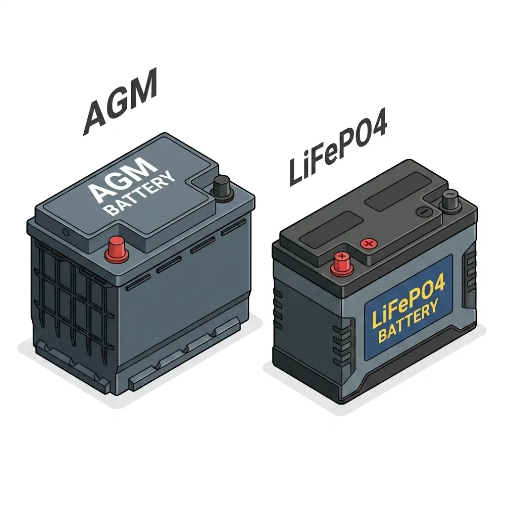 AGM vs. LiFePO4 Batteries for Off-Grid Solar: Why You May Need Less Capacity Than You Think