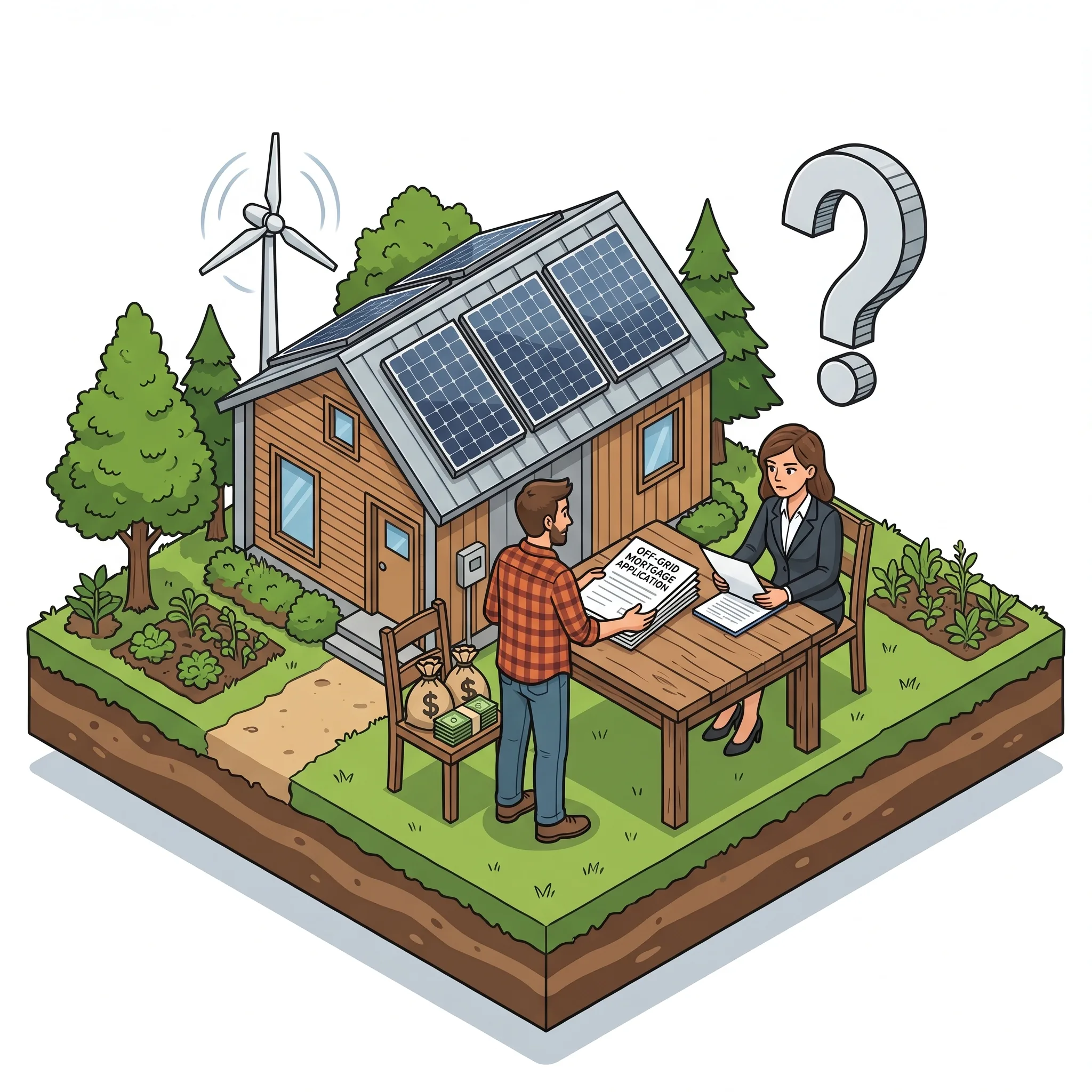 Can You Get a Mortgage for an Off-Grid Home?