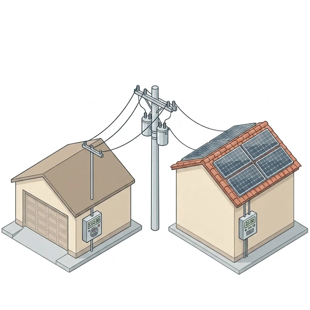 Who pays for the grid when solar pushes electric bills to zero?