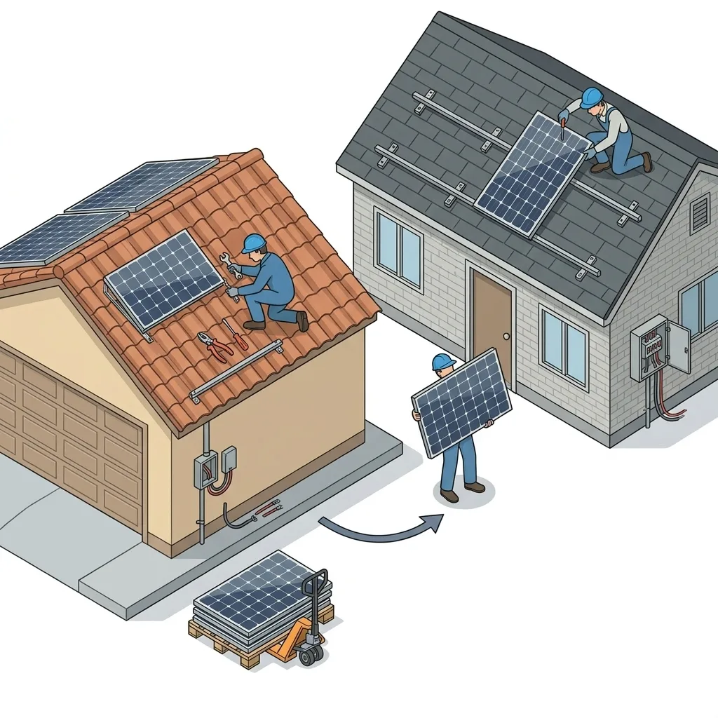 Should You Relocate Solar Panels When You Move?