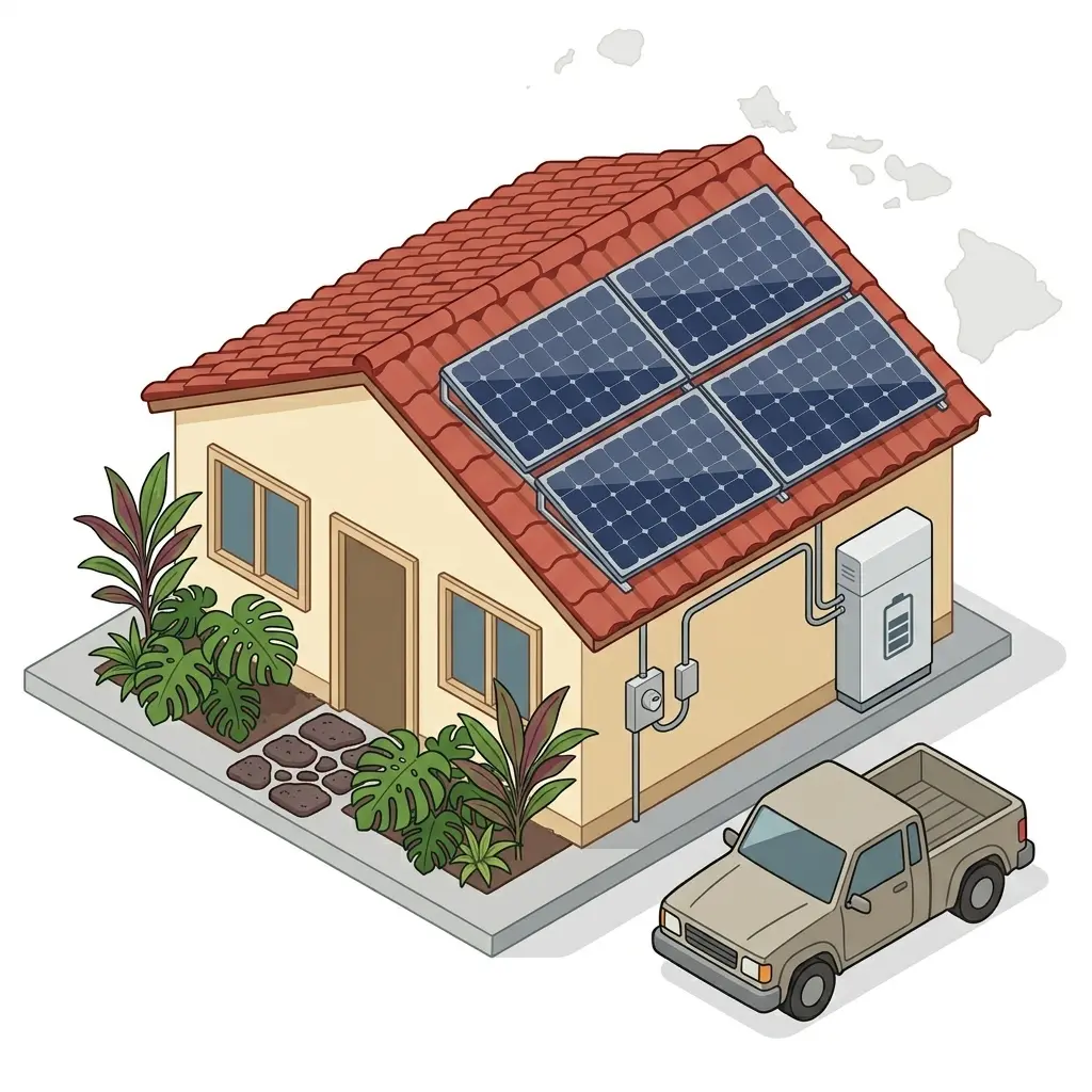 Nearly Every New Solar System in Hawaii Includes a Battery, Most States Aren't Close