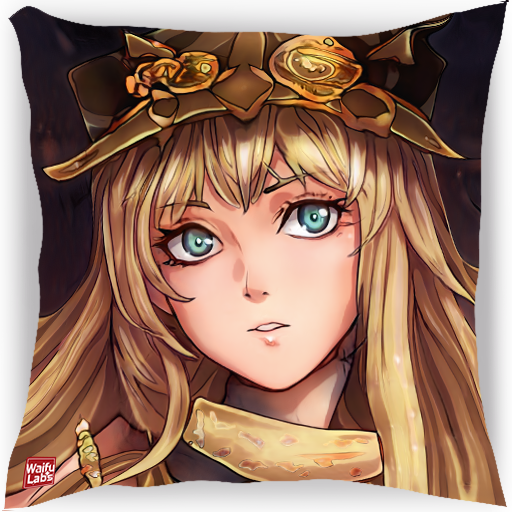 custom waifu pillow portrait