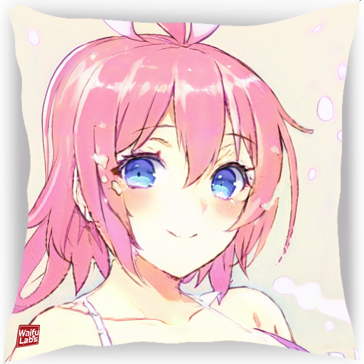 custom waifu pillow portrait