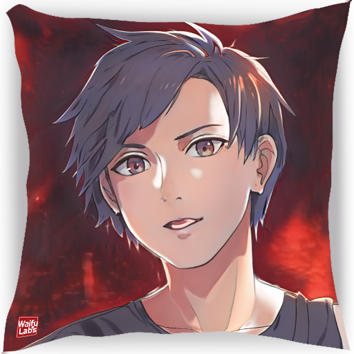 custom waifu pillow portrait