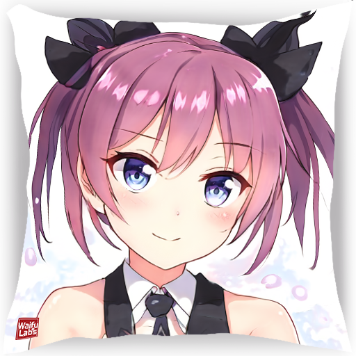 custom waifu pillow portrait