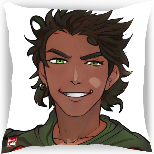 custom waifu pillow portrait