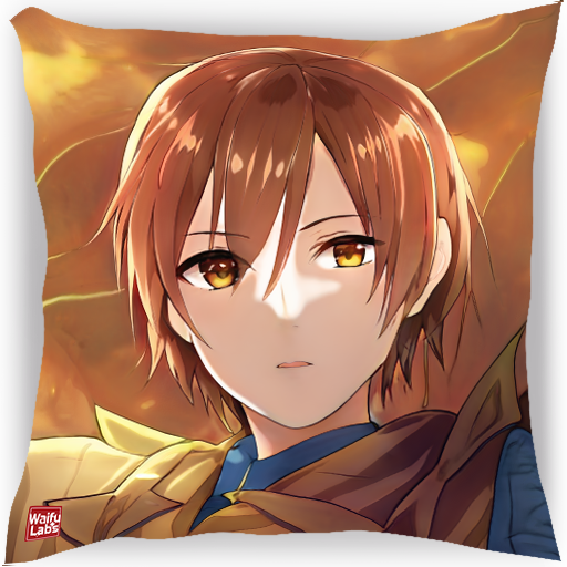 custom waifu pillow portrait