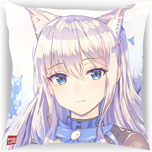 custom waifu pillow portrait