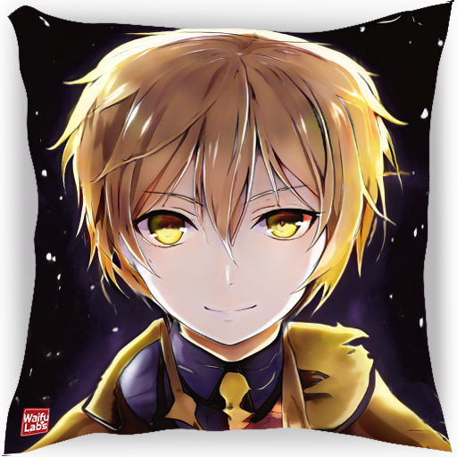 custom waifu pillow portrait