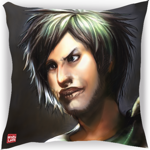 custom waifu pillow portrait