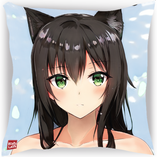 custom waifu pillow portrait